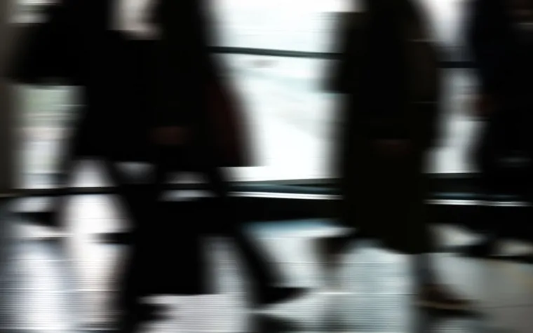 출근길 직장인들